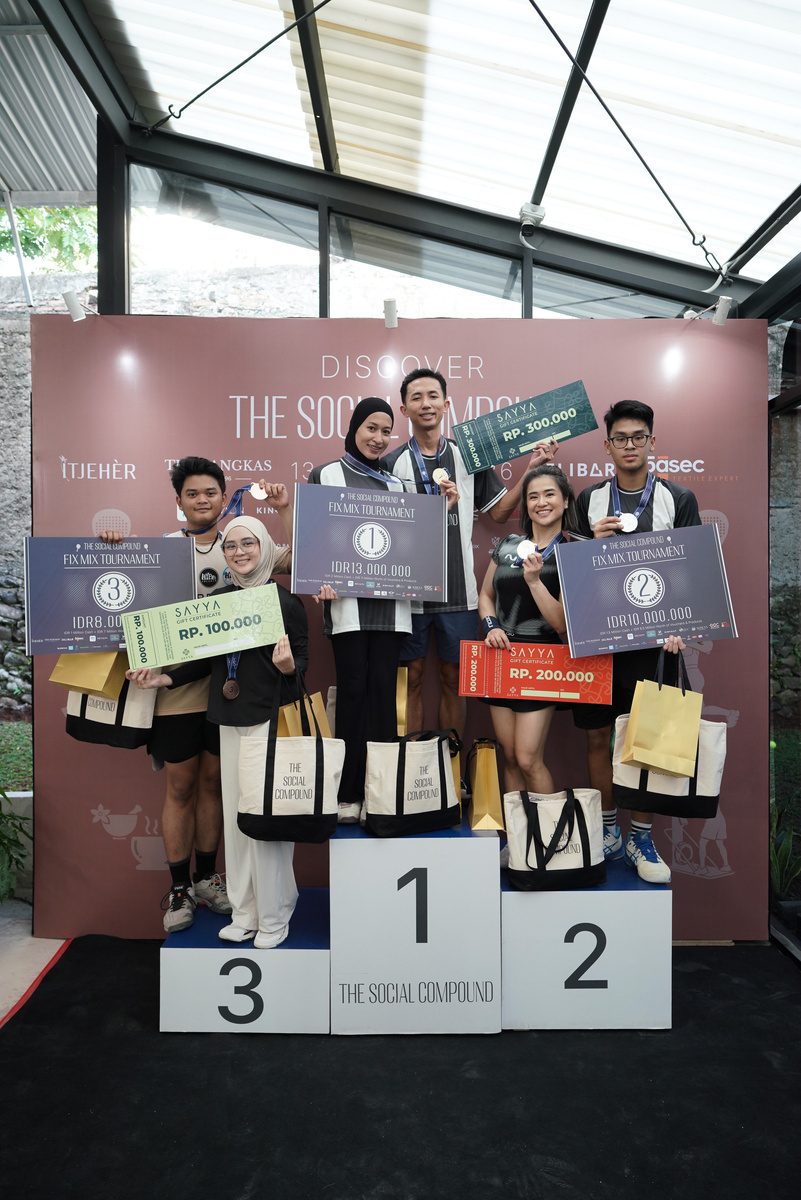 Tournament podium at The Social Compound