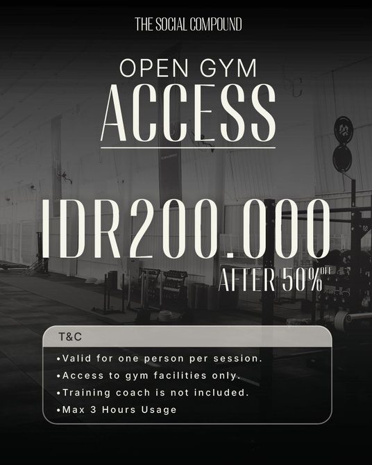 Open gym access promotion